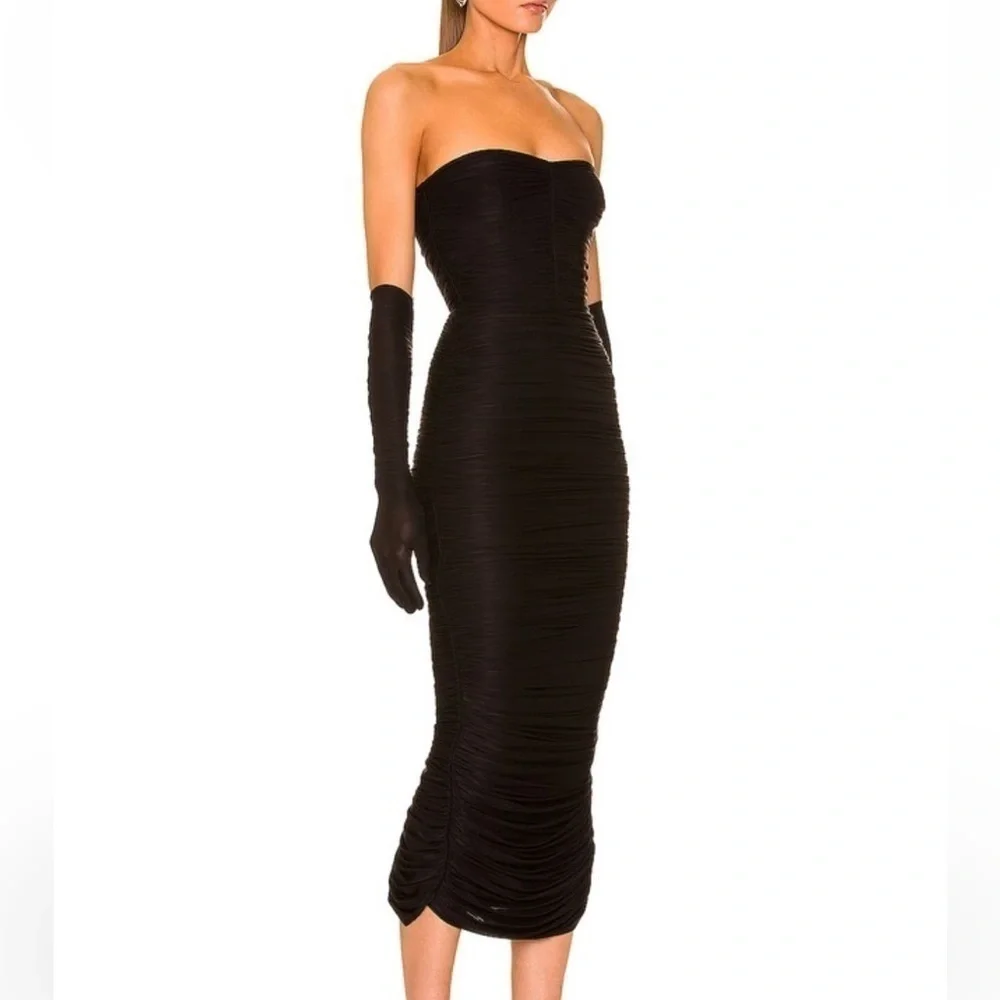Alex Perry Parton Dress with Gloves - Picture 2 of 5